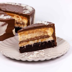 Triple chocolate cheesecake